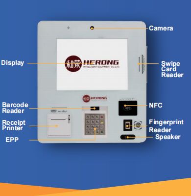 Tanpa uang tunai KIOSK-K06W user-friendly Tinggi cerdas