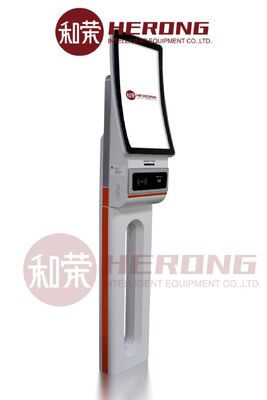 Mesin Kios Tanpa Uang Tunai Layar Sentuh 23,6 Inci dengan Desain Modular dan Kamera Pengenalan Wajah