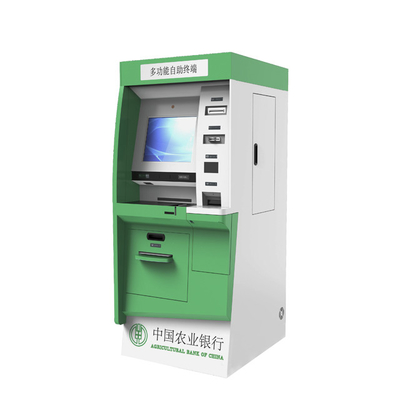 7/24 Jam Mesin CDM Kios Layar Sentuh Digital 22 inci
