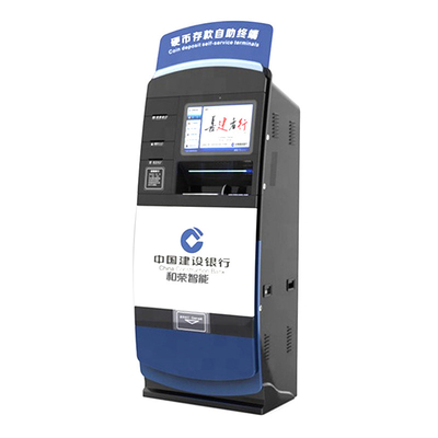Smart MultiFungsi Uang Kertas Koin Mesin Setoran Tunai Kios Atm