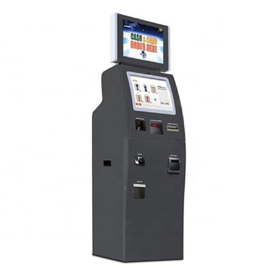 Mesin Kios Penukaran Mata Uang Asing USB Layanan Mandiri 19 Inch