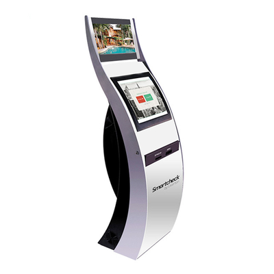 26 ''Tiga Layar SDK Self Service Kiosk Outdoor Digital Kiosk Untuk Bank