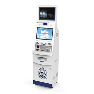 26 ''Tiga Layar SDK Self Service Kiosk Outdoor Digital Kiosk Untuk Bank