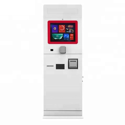 Lobby Self Service Hotel Check In Kiosk Atm Machine Dengan Layar Sentuh LED