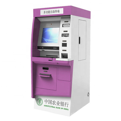 Kios Mesin Teller ATM Bank Tunai Dengan Pembaca Kartu Dan Dispenser