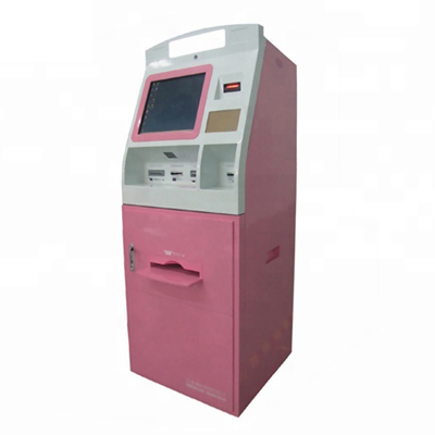 Mesin Terminal Kios Pembayaran Layanan Mandiri Dalam Ruangan 220V dengan monitor LCD