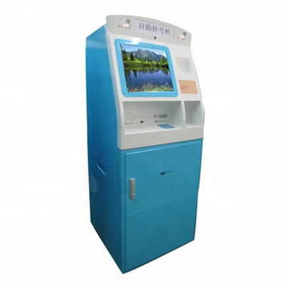 Mesin Terminal Kios Pembayaran Layanan Mandiri Dalam Ruangan 220V dengan monitor LCD