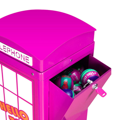 Permainan Hiburan Vending Machine Kios Bentuk Bilik Telepon