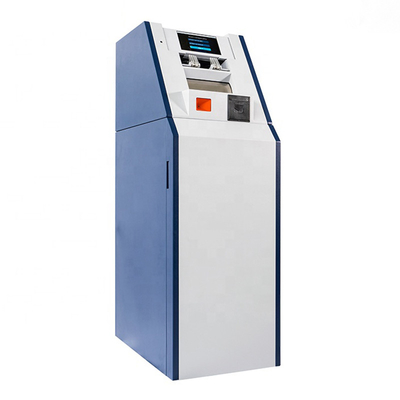 Tagihan Otomatis Kecepatan Tinggi Mesin Setoran Uang Kertas LCD-Touch Display ATM Mesin Setoran Tunai kecil
