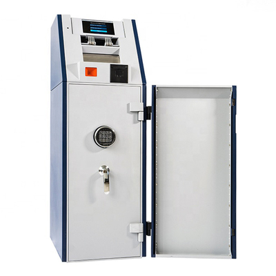 Tagihan Otomatis Kecepatan Tinggi Mesin Setoran Uang Kertas LCD-Touch Display ATM Mesin Setoran Tunai kecil