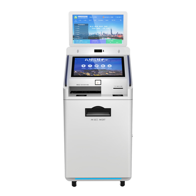 Bangunan Manajemen Resmi Kios Layanan Mandiri, Terminal Pembayaran, Papan Kunci Logam, Pemindai Kode Qr, Lokasi Pos Printer