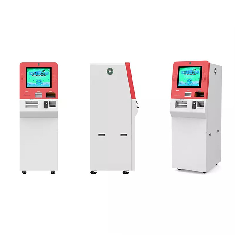 bandara 19 inci CPU i5 256G Atm Mesin Setor Tunai Anjungan Tunai Mandiri