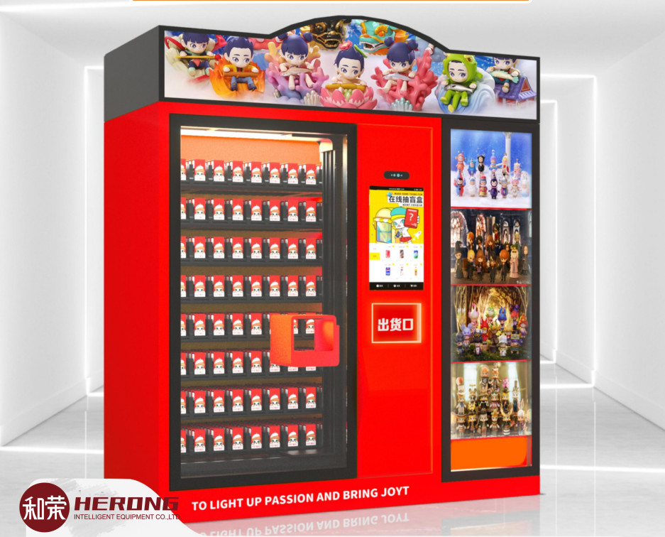 Blind Box Vending Machine Lift Tipe 32 Inci Personalisasi