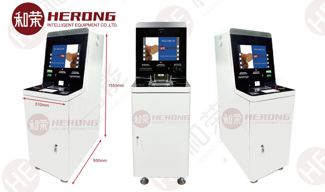 Medium Size High Security Lobby CRM Money Counter ATM System Mesin daur ulang uang tunai C03L